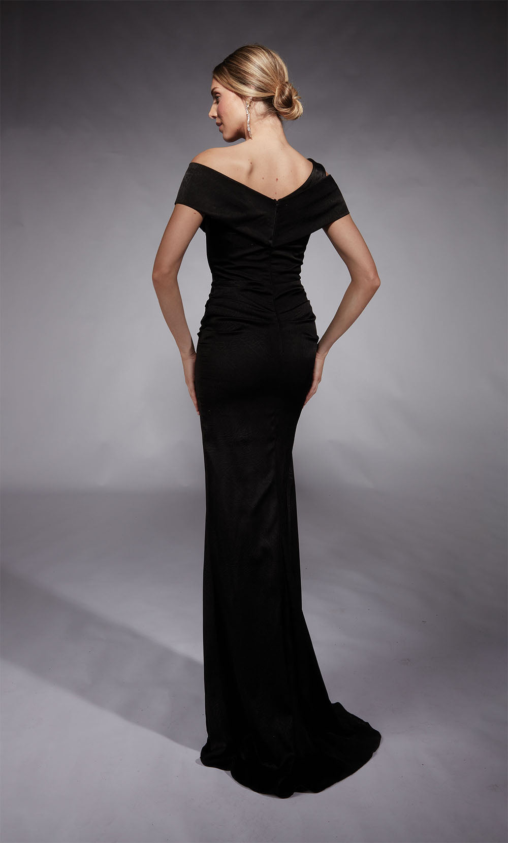 ALYCE Paris 27710 Special Occasion One Shoulder Train Straight Dress