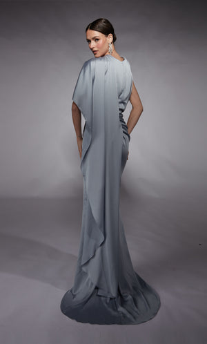 Formal Dress: 27769. Long, High Neck, Straight, Closed Back
