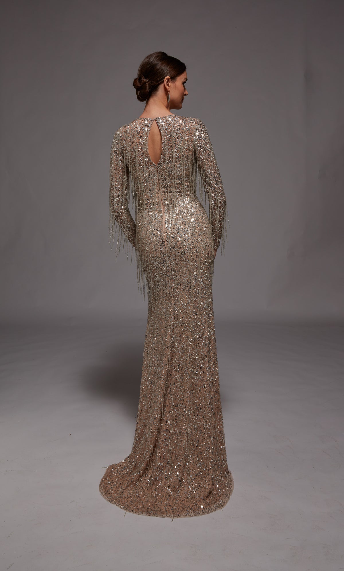 ALYCE Paris 27803 Special Occasion Scooped Neckline Embellished Straight Dress