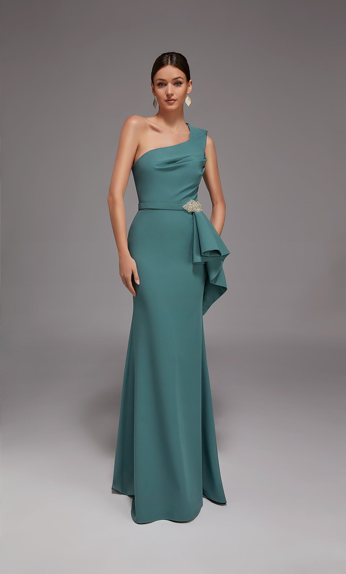 ALYCE Paris 27812 Special Occasion V-neckline Chic Wedding Guest Straight Dress