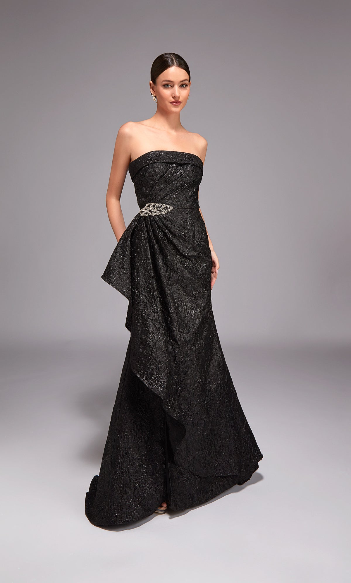 ALYCE Paris 27818 Special Occasion Strapless Neckline Chic Fit N Flare Dress