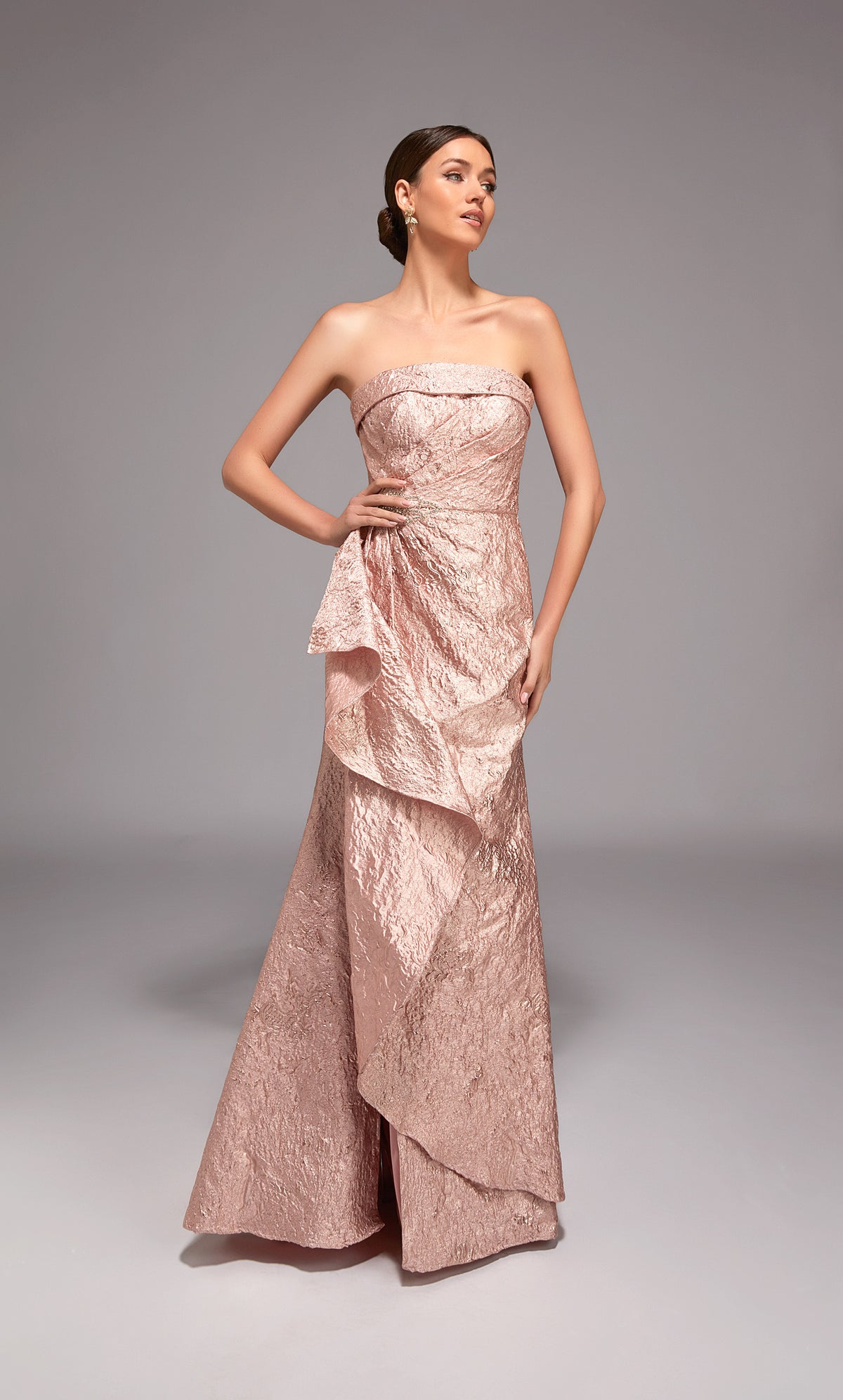 ALYCE Paris 27818 Special Occasion Strapless Neckline Chic Fit N Flare Dress