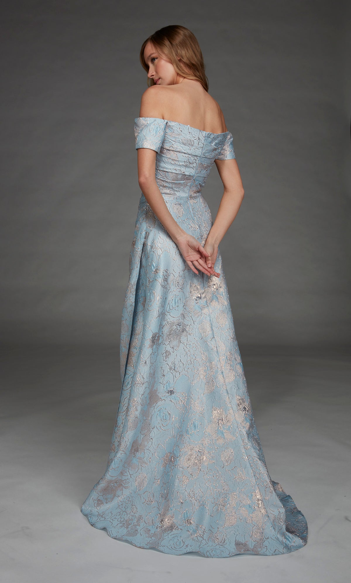 ALYCE Paris 27828 Special Occasion Off The Shoulder Neckline Ruched/draped A Line Dress