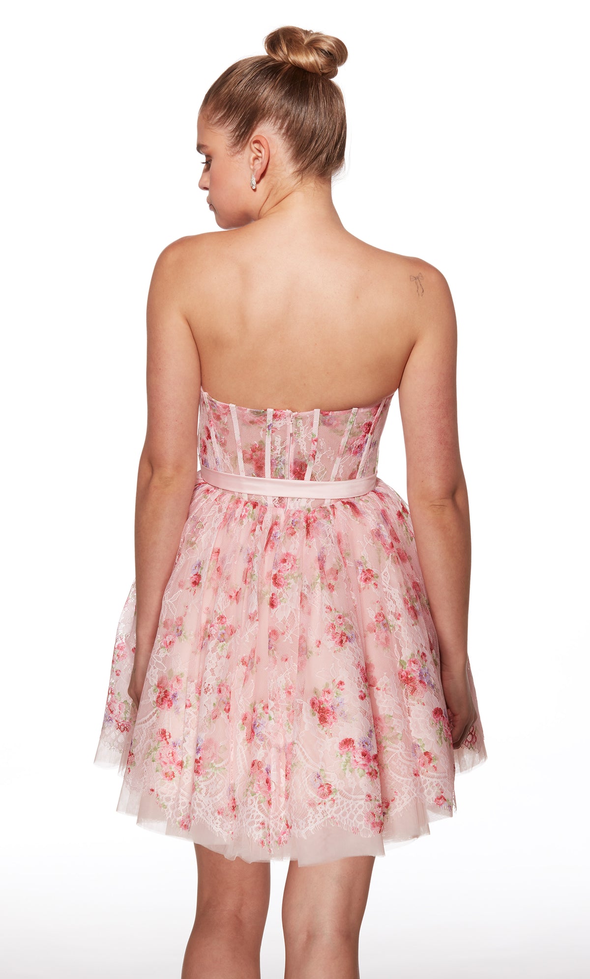 ALYCE Paris 30019 Homecoming Short Scoop Neckline Corset Medium Fullness Dress