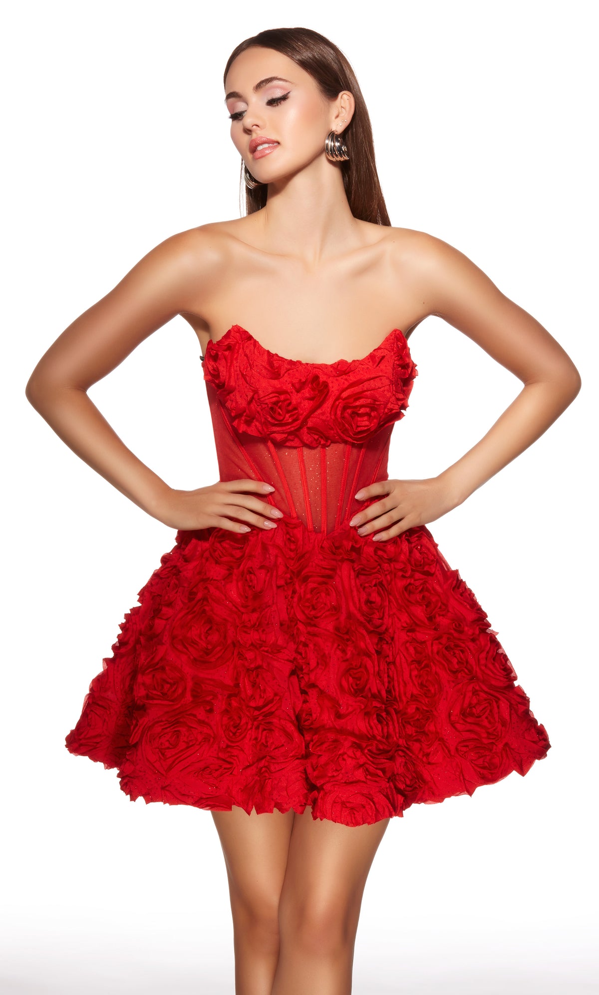 ALYCE Paris 30079 Homecoming Short Scoop Neckline Elegant A Line Dress
