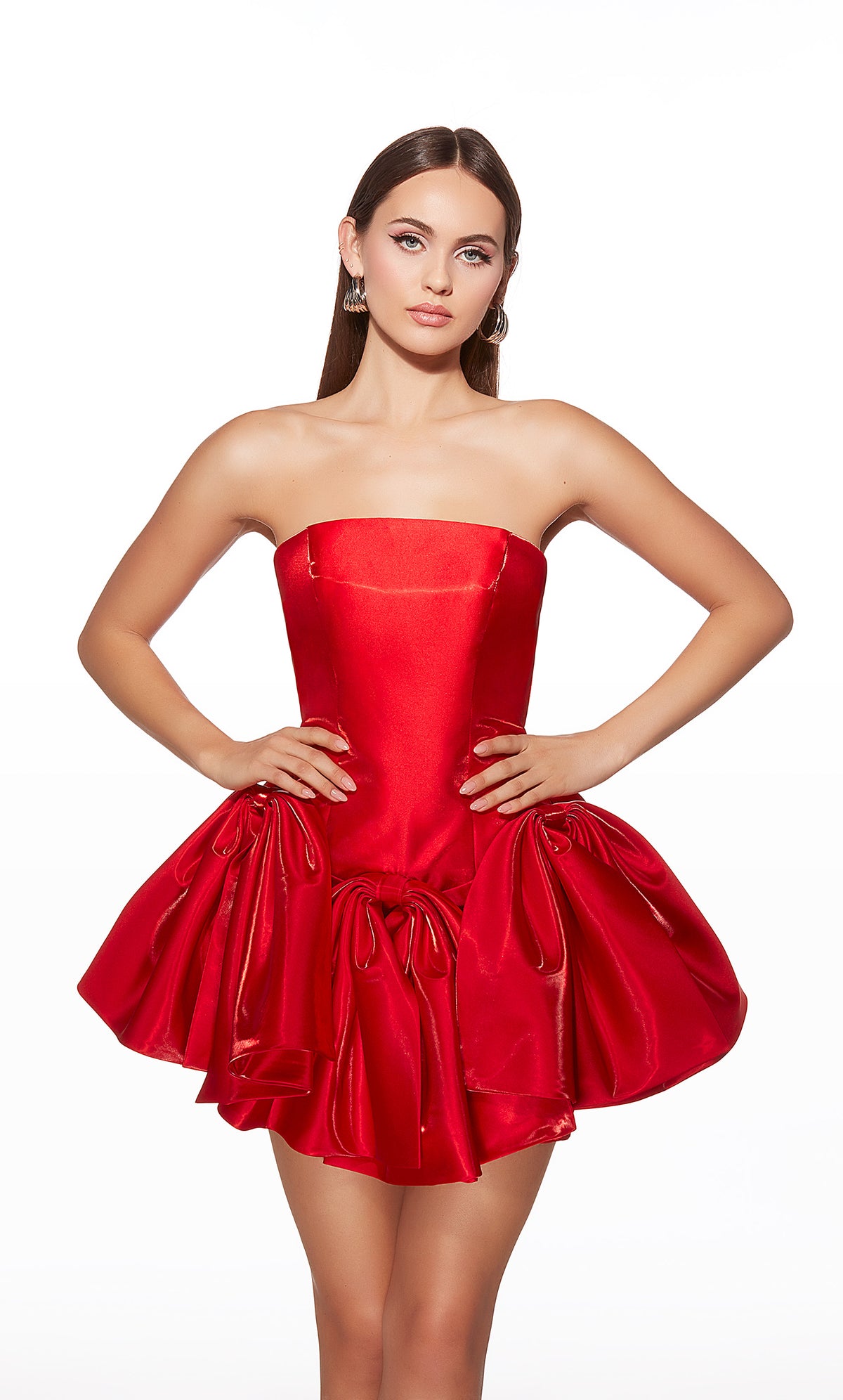 ALYCE Paris 30081 Homecoming Short Strapless Neckline Shimmery/sparkly Mermaid Dress