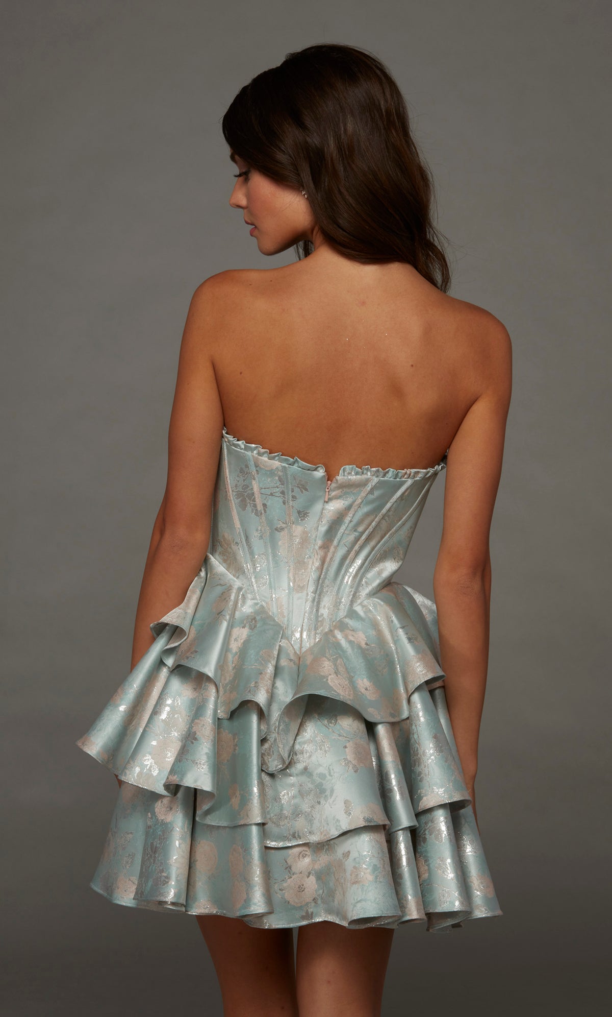 ALYCE Paris 30112 Homecoming Short Scooped Neckline Corset A Line Dress