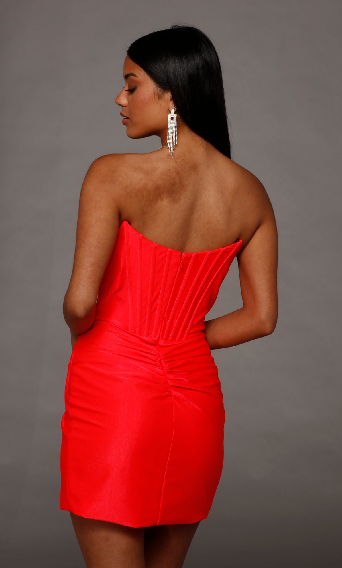 ALYCE Paris 40198 Homecoming Short Cat-eye Neckline Simple  Dress