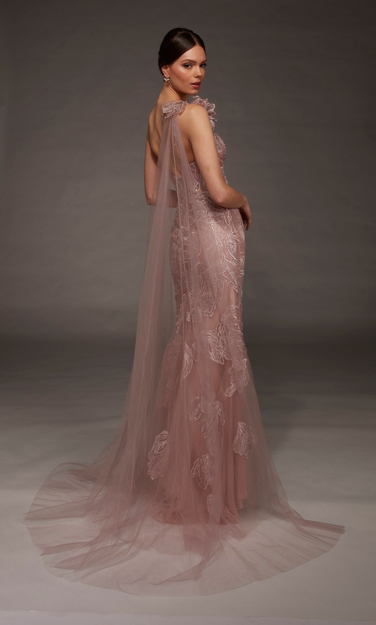 ALYCE Paris 55000 One Shoulder Neckline Chic Mermaid Dress