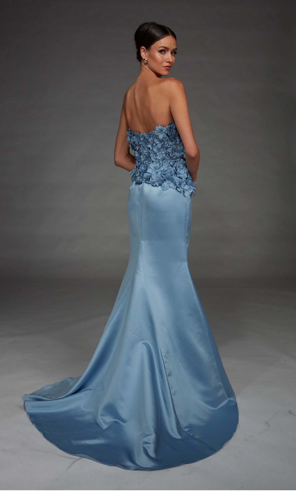 ALYCE Paris 55020 Special Occasion Straight Across Neckline Train Mermaid Dress