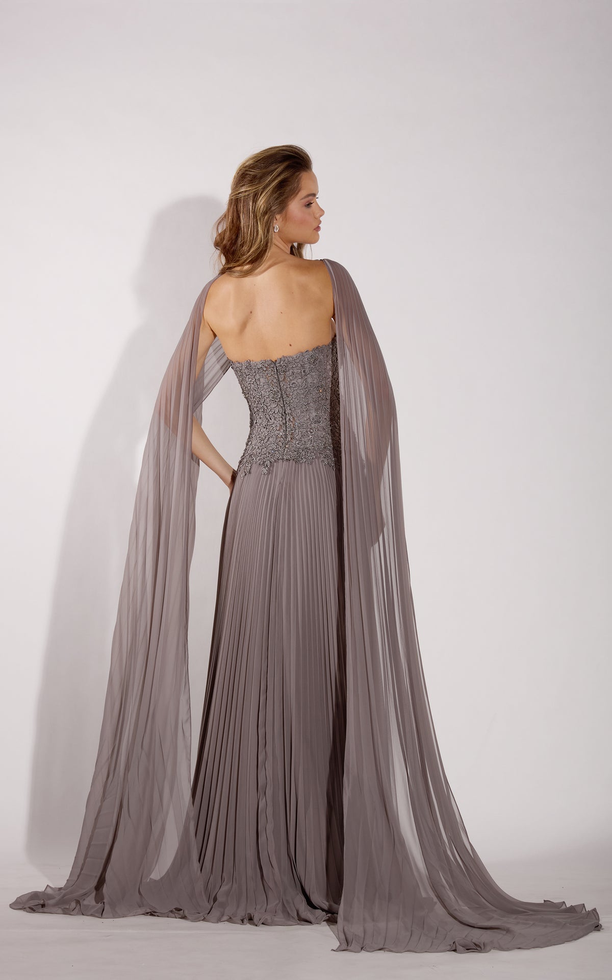 ALYCE Paris 55070 Strapless Neckline Plus Size A Line Dress