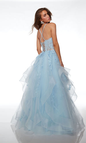 ALYCE Paris 61094 Alyce Long Sweetheart Ruffles Ballgown Dress