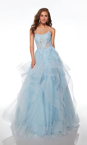 ALYCE Paris 61094 Alyce Long Sweetheart Ruffles Ballgown Dress