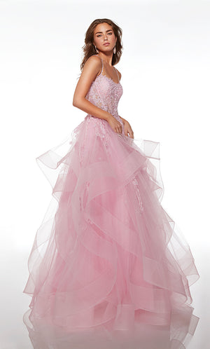 ALYCE Paris 61094 Alyce Long Sweetheart Ruffles Ballgown Dress