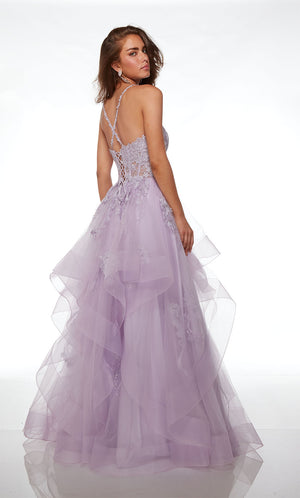 ALYCE Paris 61094 Alyce Long Sweetheart Ruffles Ballgown Dress