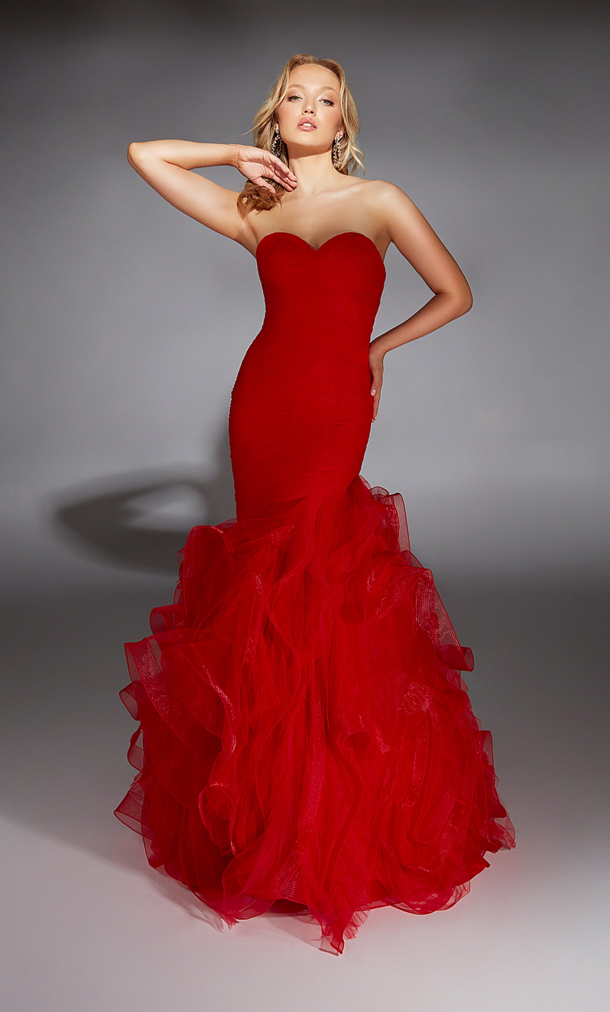 Formal Dress: 61739. Long, Strapless, Mermaid, Closed Back