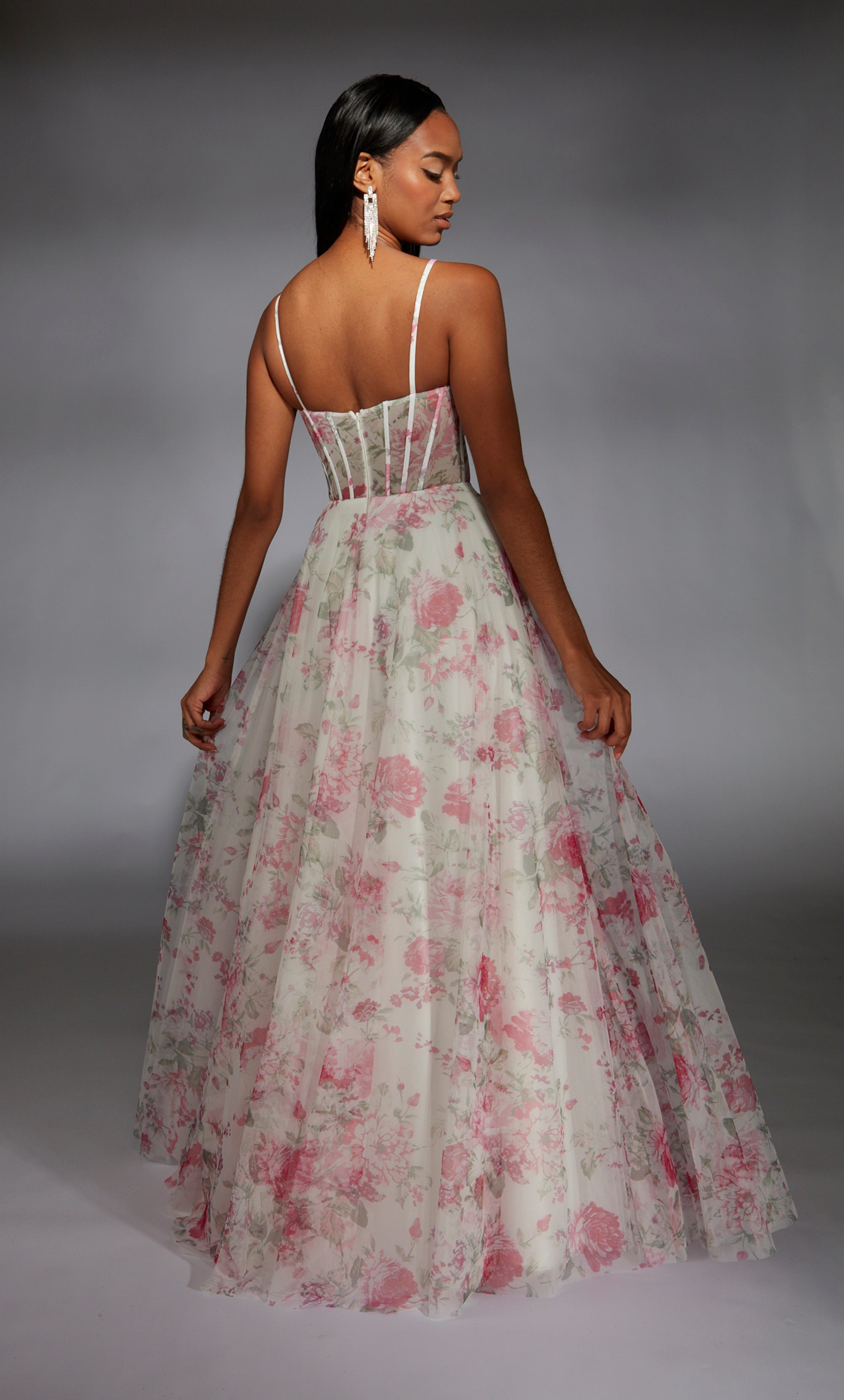 Formal Dress: 61752. Long, Cowl Neck, Medium Fullnes | ALYCE Paris Formal Dress: 61752. Long, Cowl Neck, Medium Fullnes | ALYCE Paris
