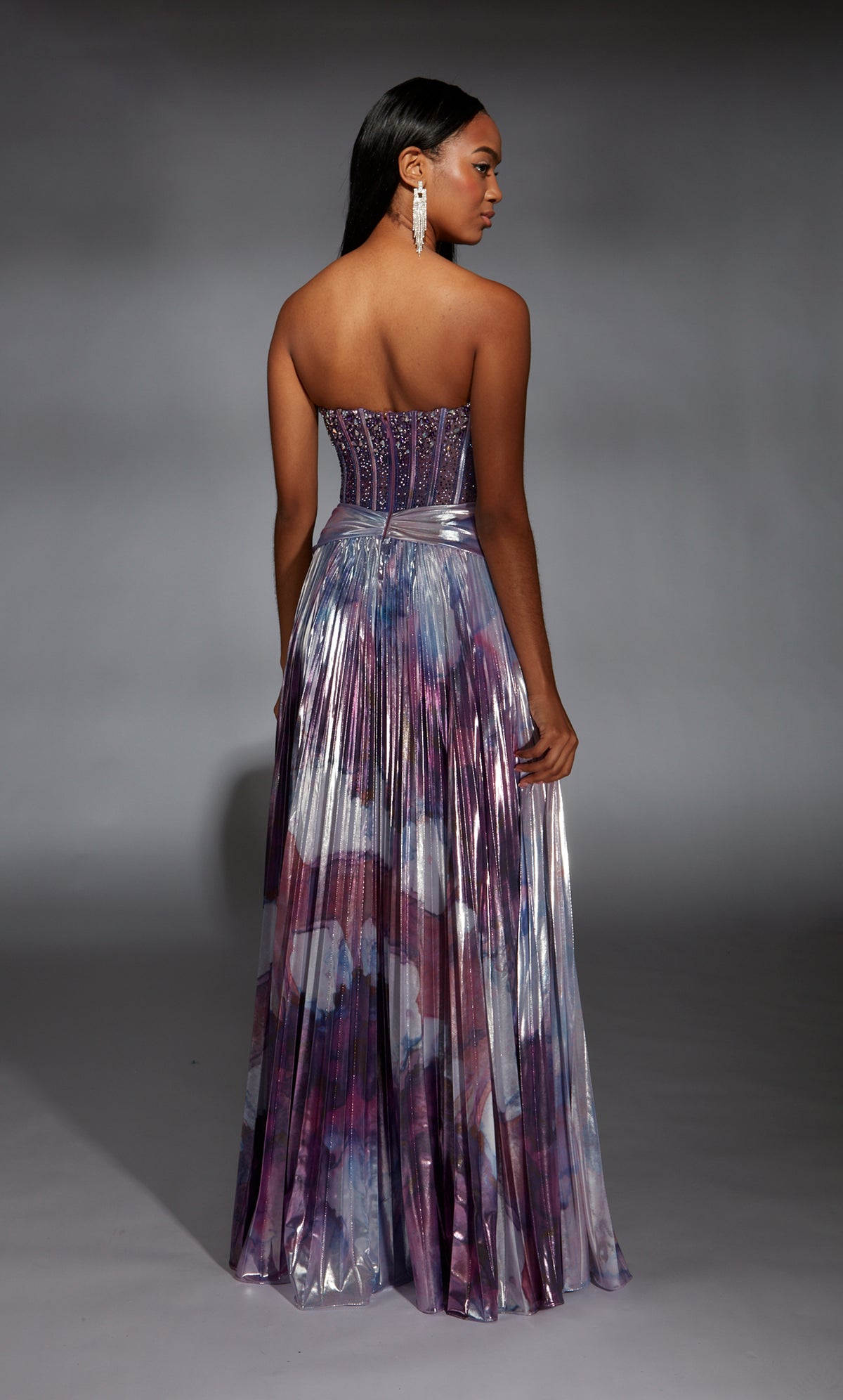 Formal Dress: 61781. Long, Strapless, A Line, Closed Back