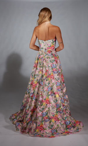 Formal Dress: 61913. Long, Strapless, Medium Fullness, Closed Back