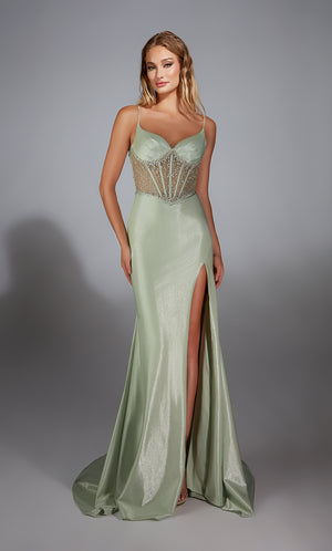 Formal Dress: 61916. Long, Sweetheart Neckline, Straight, Lace-up Back