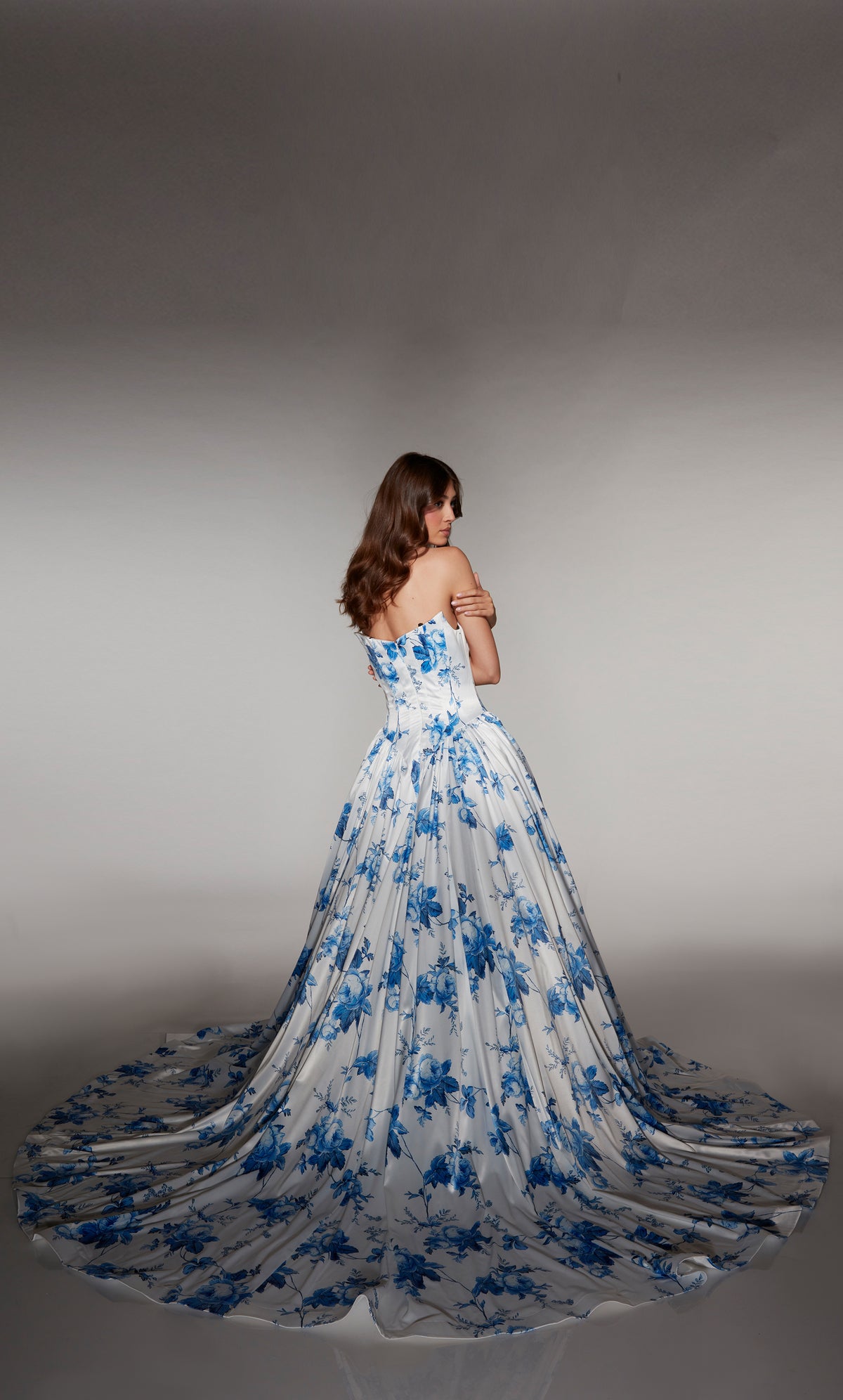 ALYCE Paris 62026 Alyce Long Cat-eye Neckline Pockets Ballgown Dress