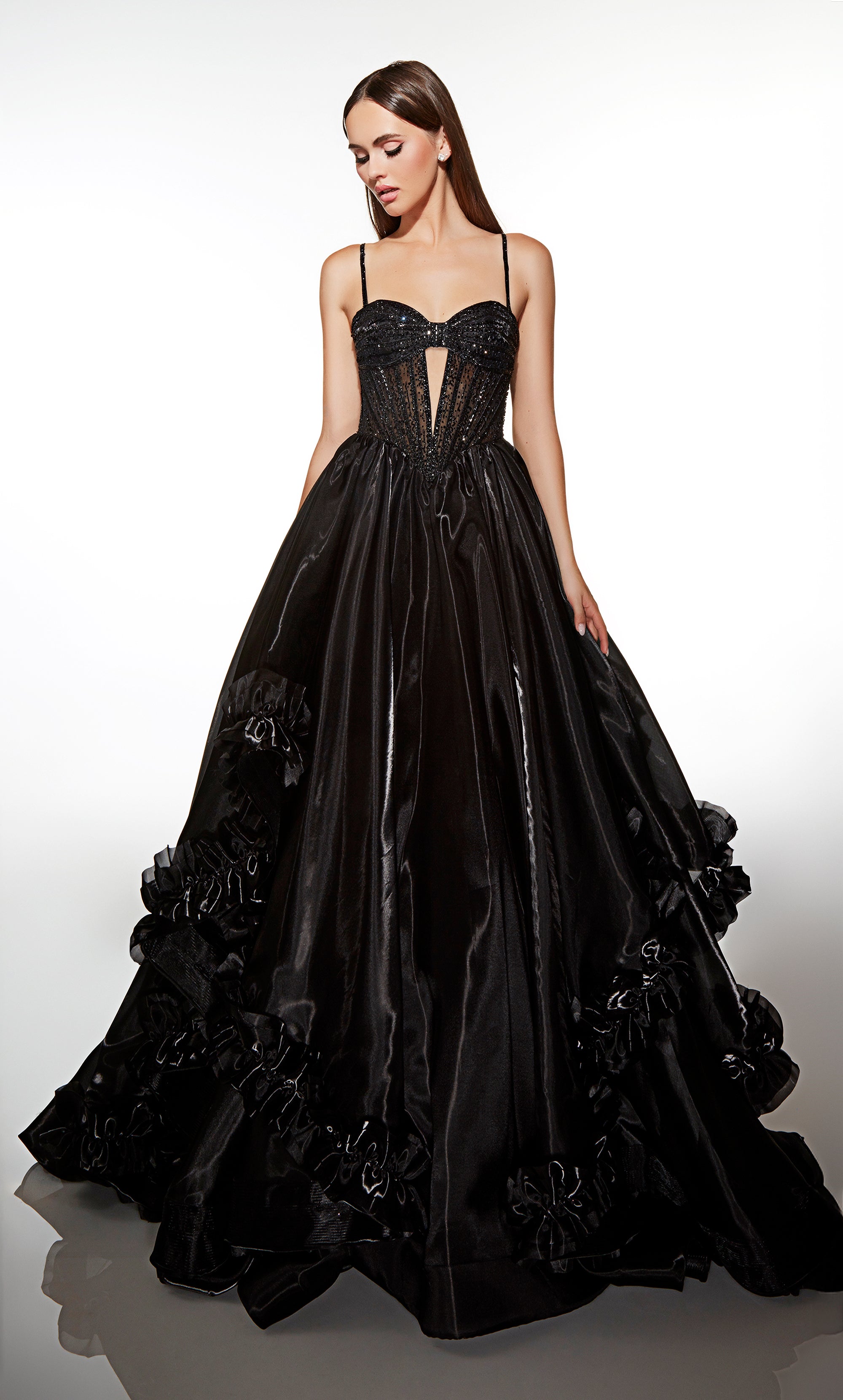 ALYCE Paris 62107 Alyce Long Sweetheart Neckline Pockets Ballgown Dres |  ALYCE Paris