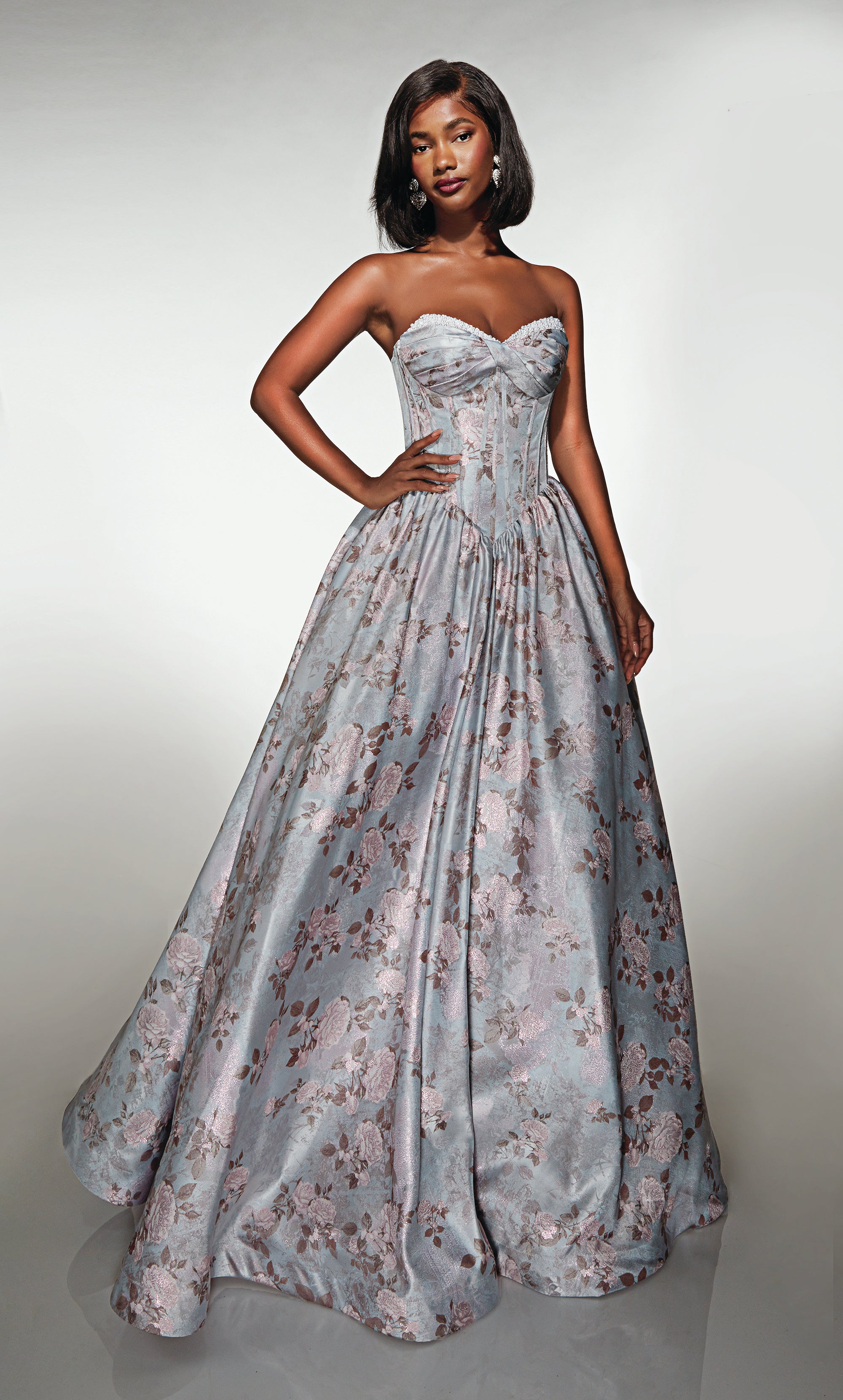 ALYCE Paris 62181 Alyce Long Sweetheart Neckline Corset Ballgown Dress