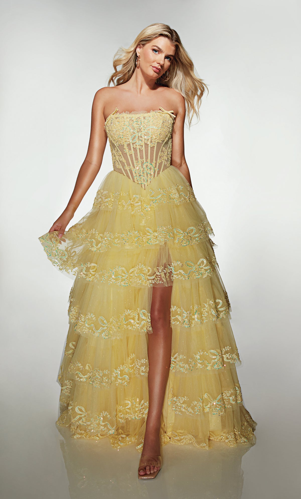 ALYCE Paris 62191 Alyce Long Strapless Neckline Elegant A Line Dress