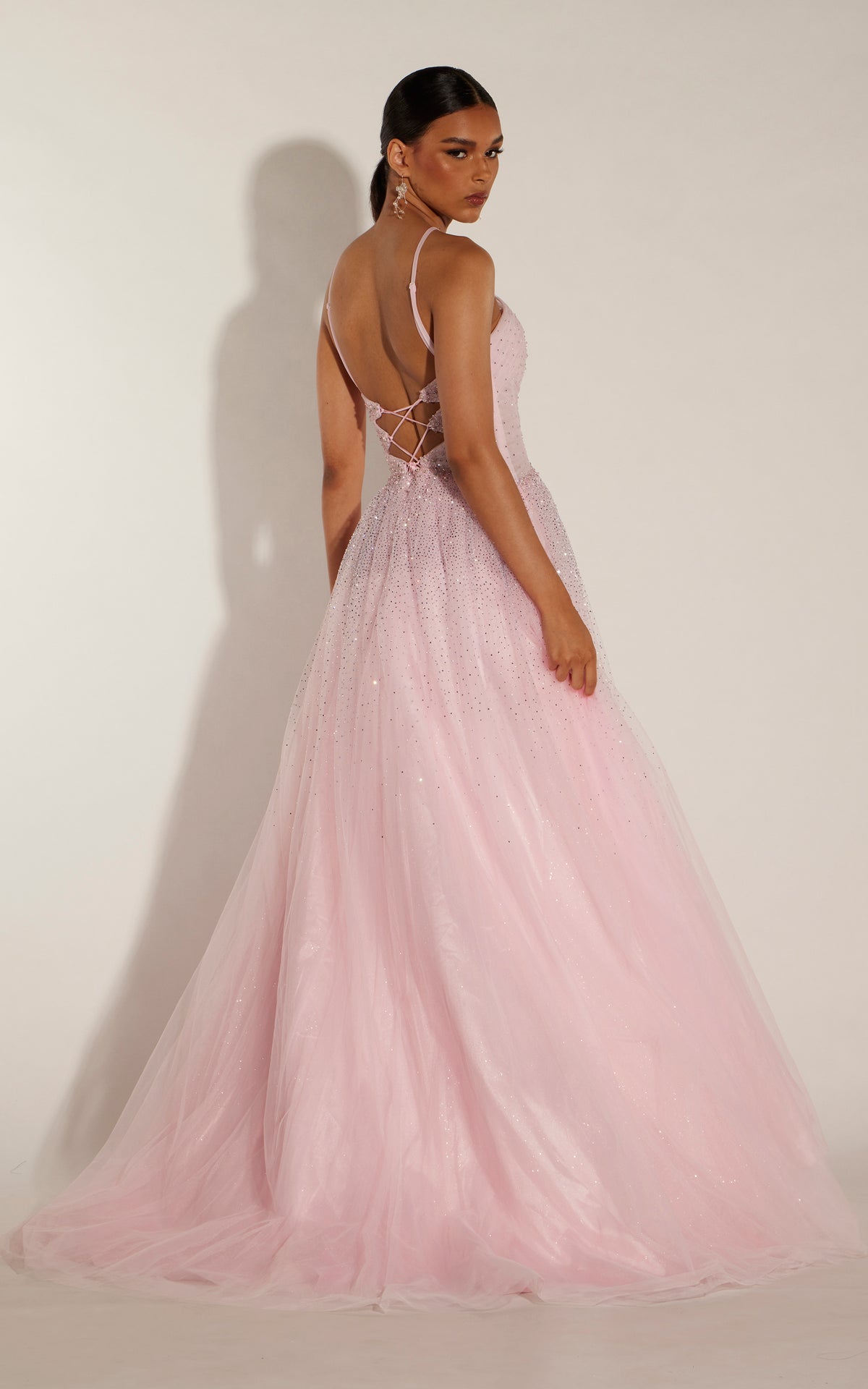 ALYCE Paris 62231 Alyce Long Illusion Neckline Illusion A Line Dress