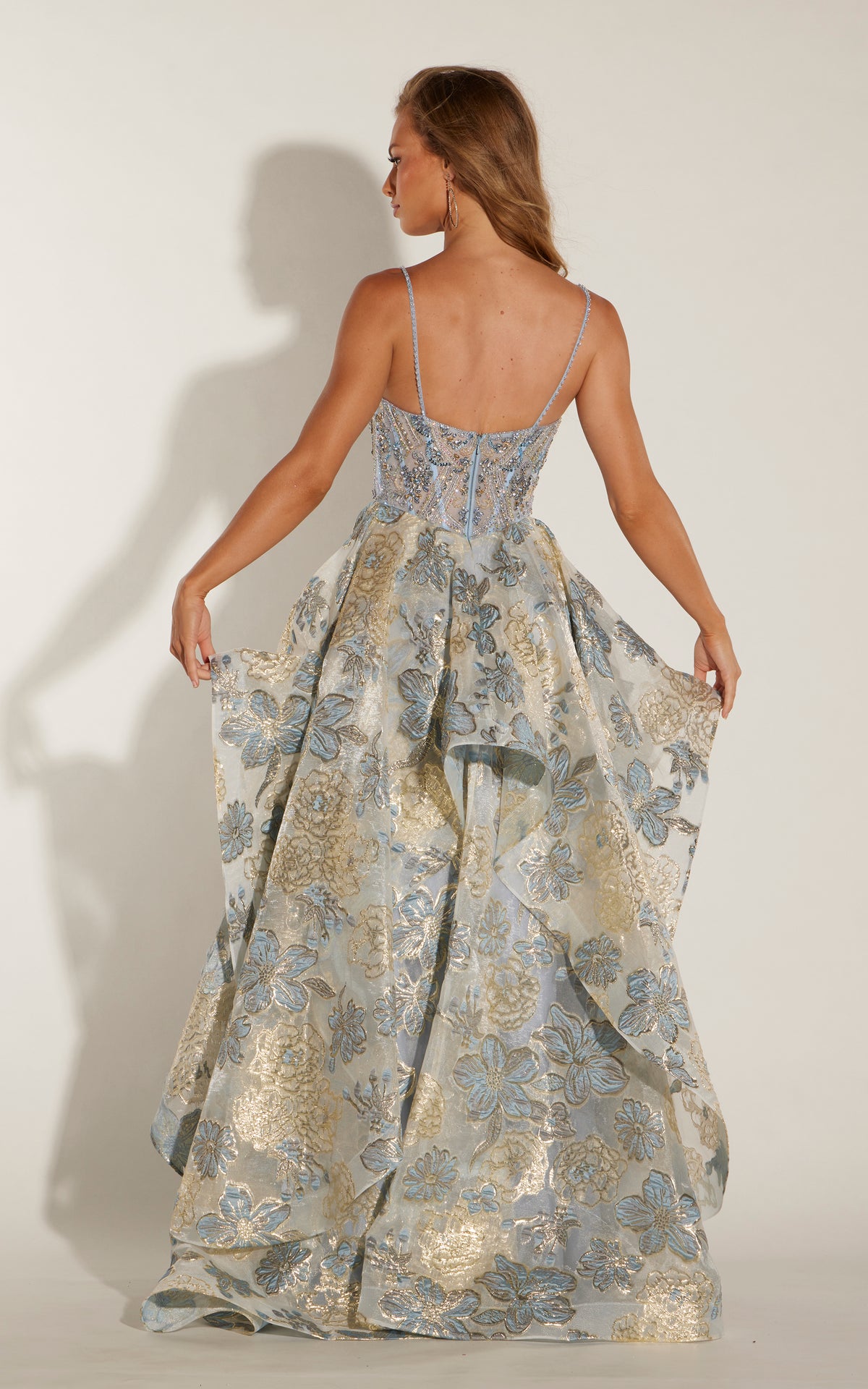 ALYCE Paris 62340 Alyce Long Sweetheart Neckline Waterfall Ballgown Dress