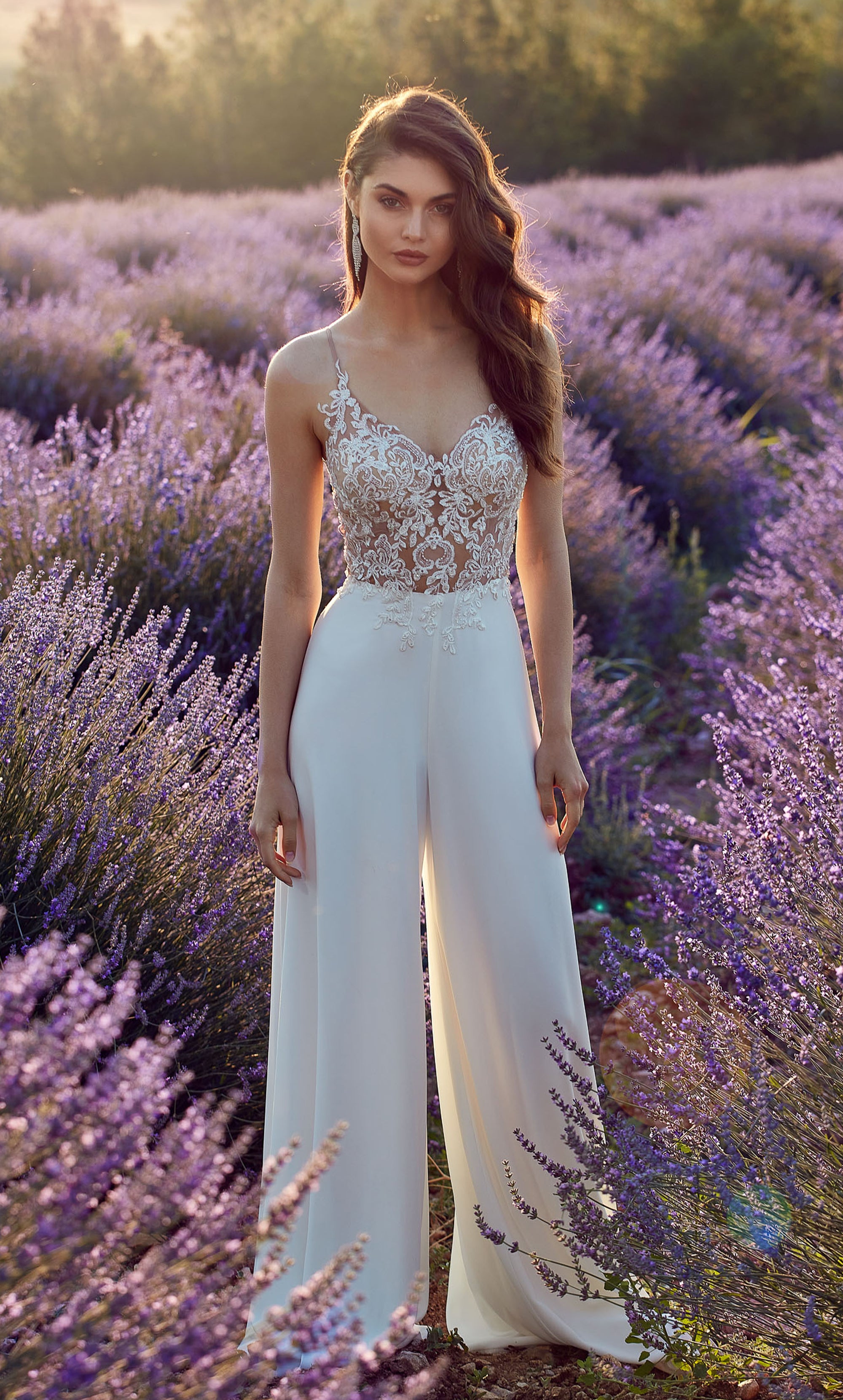 Purple lace jumpsuit on sale