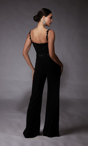 Formal Dress: 70073. Short, Plunging Neckline, Jumpsuit