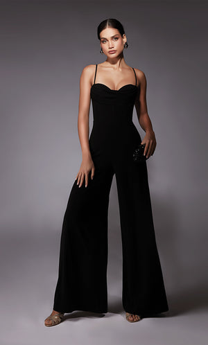 Formal Dress: 70075. Short, Sweetheart Neckline, Jumpsuit