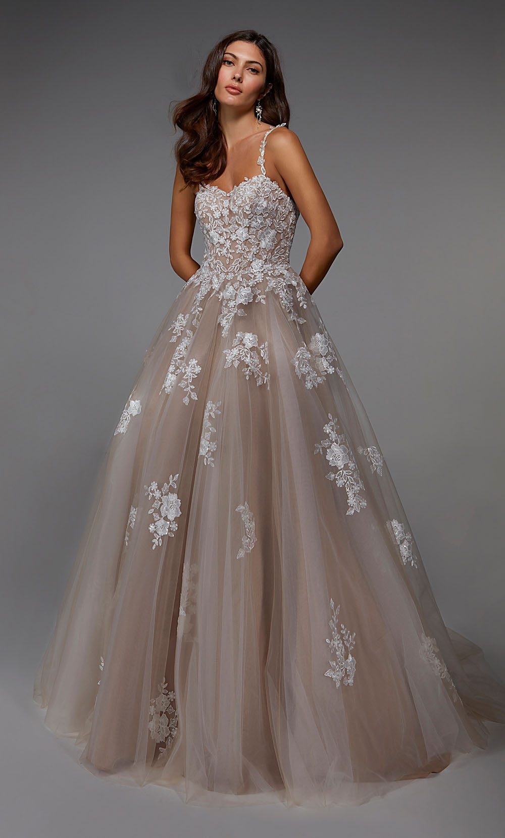 ALYCE Paris 7043 Bridal Sweetheart Embellished Ballgown Dress