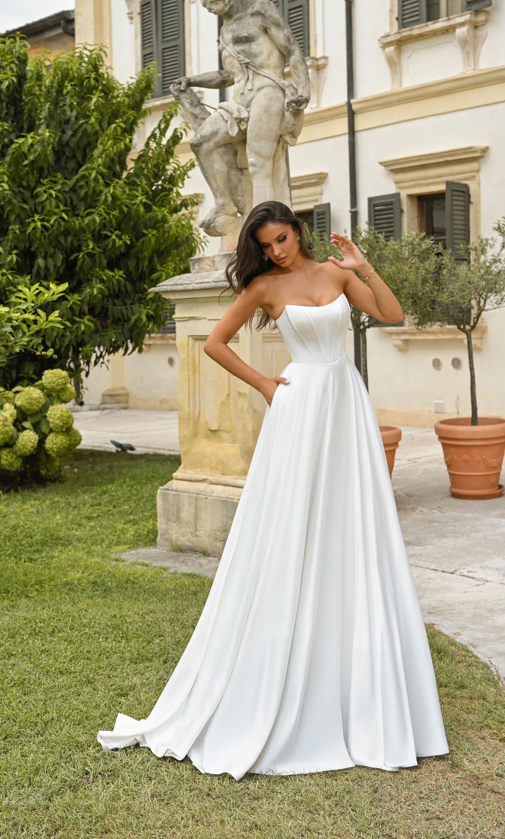 Formal Dress: 7110. Long, Strapless, A-line, Closed Back | Alyce Paris Formal Dress: 7110. Long, Strapless, A-line, Closed Back | Alyce Paris