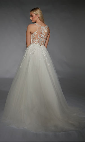 Formal Dress: 7128. Long, Plunging Neckline, Ball Gown