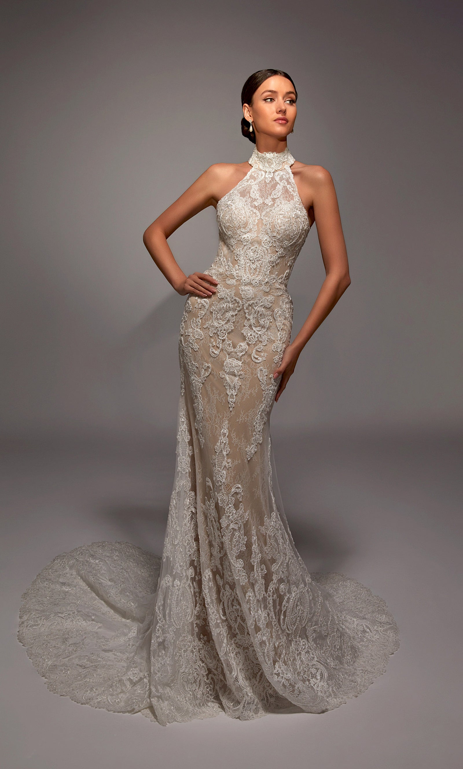 neutral evening dresses KissProm