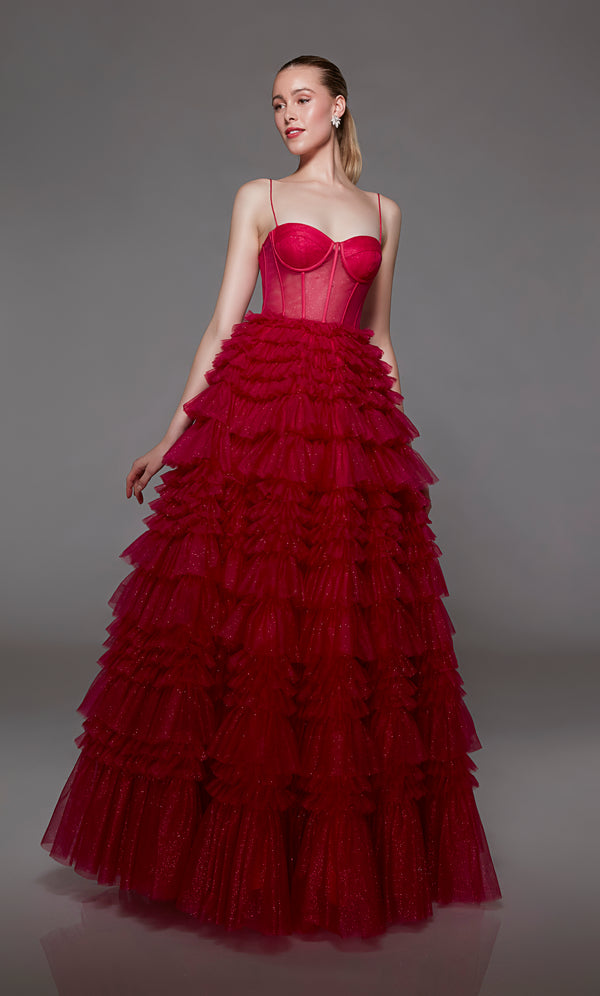 Formal Dress 1782. Long, Sweetheart Neckline, Ballgown Alyce Paris