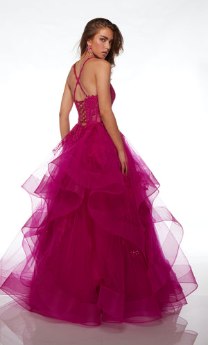 Formal Dress: 61094. Long Lavender Gown, Sweetheart Neckline