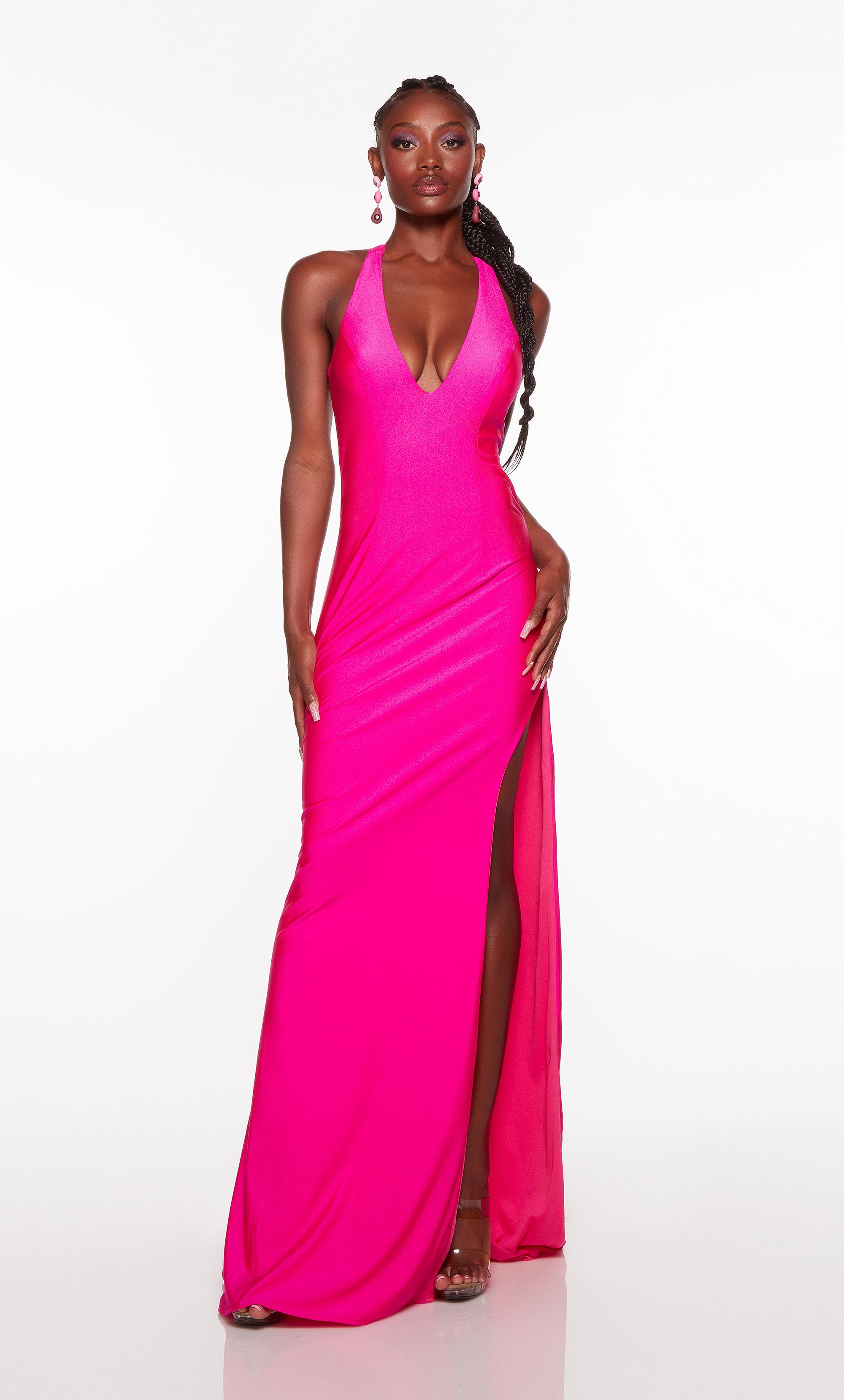 Jovani Dress 23713 | Pink Embellished A line Dress