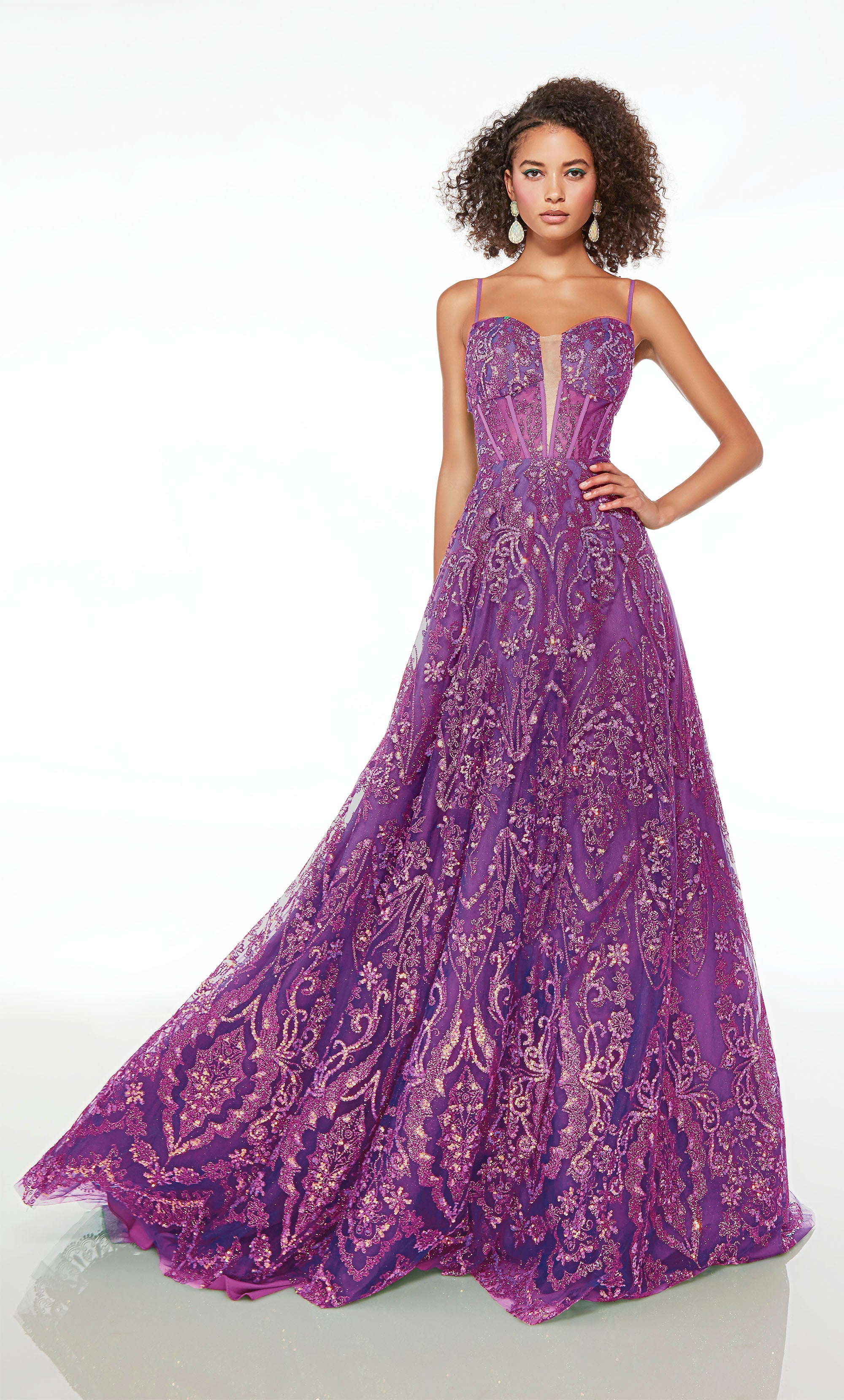 Bright Purple Prom Dress