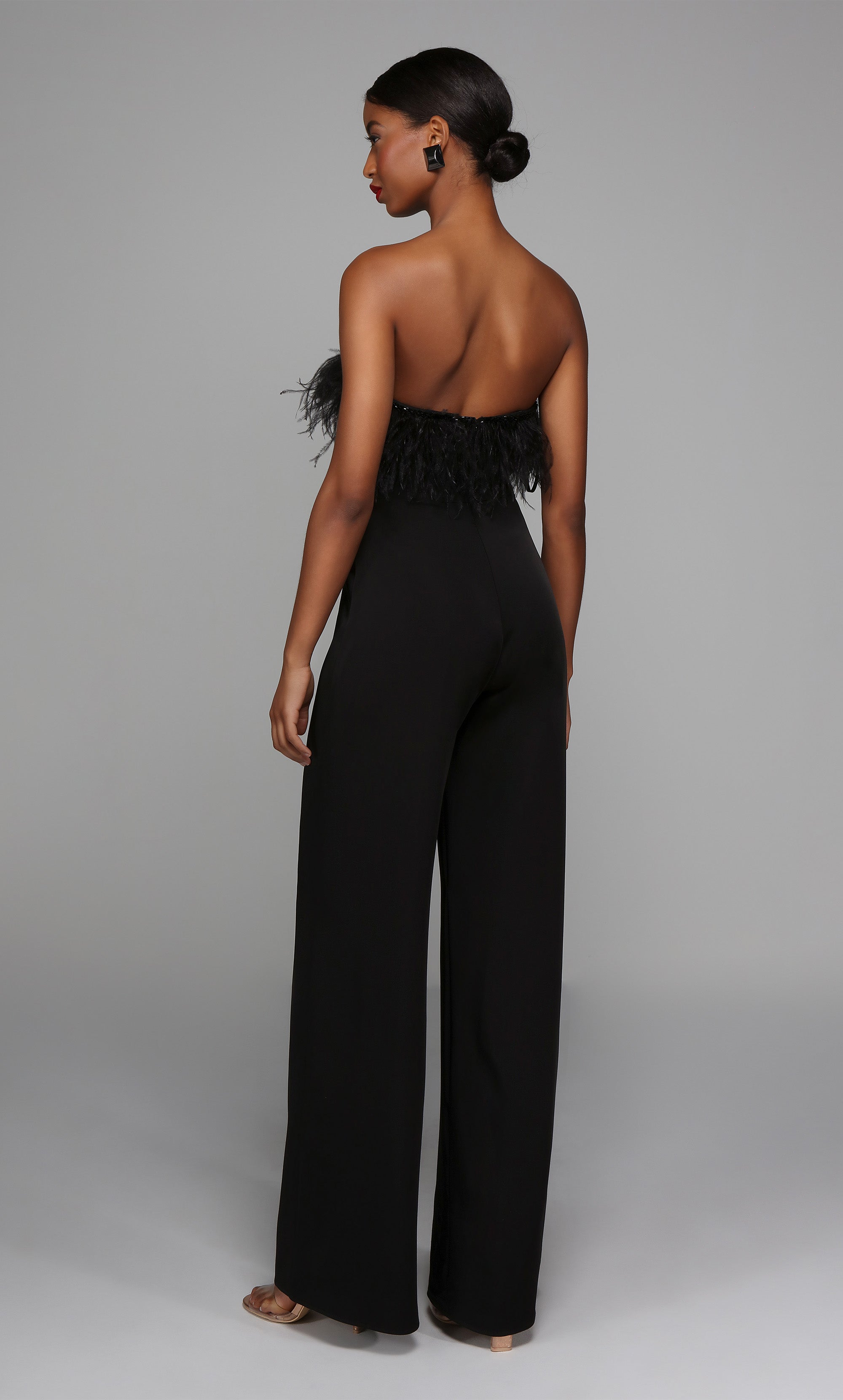 UO Linen Strapless Wide Leg Jumpsuit | Urban Outfitters Singapore