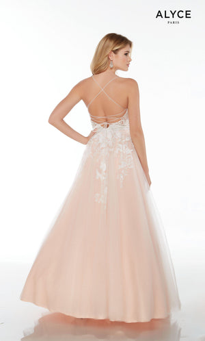 Formal Dress: 5087. Long, Plunging Neckline, Ballgown Alyce Paris