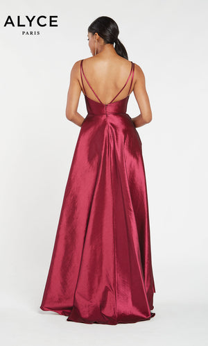 Formal Dress: 60094. Long, Sweetheart Neckline, Fit N Flare Alyce Paris