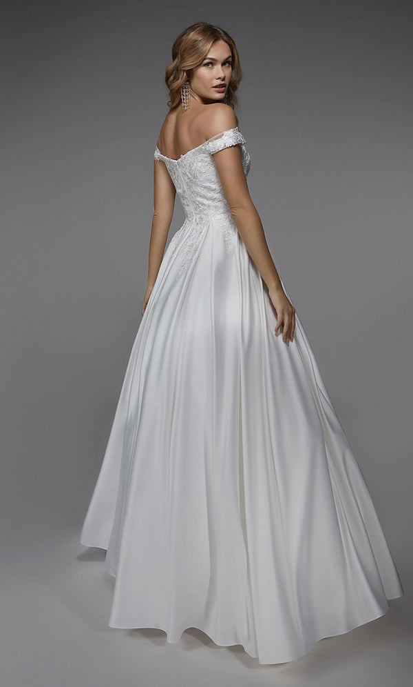 Formal Dress: 7034. Long Wedding Dress, Off The Shoulder, A-line ...